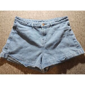 Cuffed Blue‎ Jean Shorts Junior's Size XL